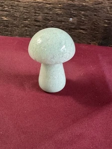 Polished Jade Quartz Mushroom Carved Natural Crystal 2” Boho Natural Decor - Picture 1 of 5
