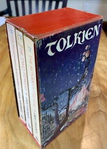 Lord Of The Rings by J.R.R. Tolkien- VG vintage Ballantine authorized PB BOX SET - Picture 1 of 16
