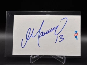 Tarjeta de Billete 3x5 Autografiada por Dan Marino, Pegatina Holograma Auténtico Marino - Imagen 1 de 7