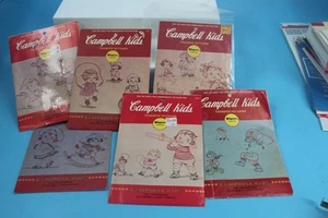 CAMPBELL KIDS ART IRON ON TRANSFER PATTERNS to Embroider or Paint 4105 NEW! - Picture 1 of 12