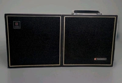 Vintage - Model RP-8048 Panasonic Suitcase Speakers  - Image 1 of 4