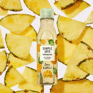 ORIFLAME Simple Joys Duschgel mit Bio Ananas Liebe Natur - Bild 1 von 9
