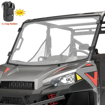 Front Full Windshield PC For 2013-2025 Polaris Ranger XP 570 900 XP 1000 /Crew - Image 1 of 4