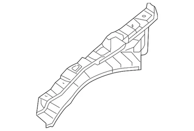 Nissan Versa 2012-2019 genuino - riel superior F4100-9KFMA Foto 1 de 2