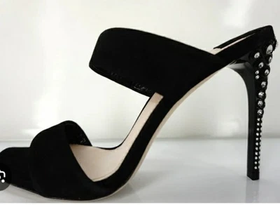 Подлинный Mui Mui кристалл драгоценности каблук туфли-лодочки S6 - Изображение 1 из 4