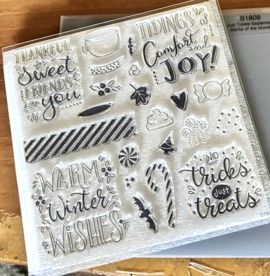 CTMH S1809 JUST TREATS ~ Thankful for Sweet Friends like you, WARM WINTER WISHES - Image 1 of 2