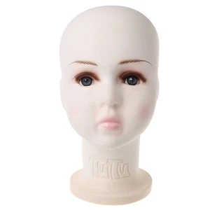 Children Mannequins Manikin for Head For Wig Hats Show Model Stand Display - Picture 1 of 8