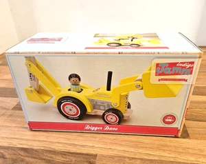 Indigo Jamm Bagger Digger Dave Holz Spielzeug NEU in Geschenkverpackung - Bild 1 von 5
