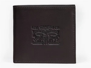 Levi's Men's Bovine Full Grain Leather Wallet ~ Vintage Two Horse dark brown - Picture 1 of 2