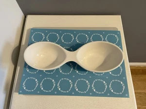 Villeroy & Boch Cream Dual Attached Set Of Bowls. Original Sticker. Flow Design - Picture 1 of 5