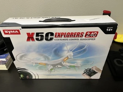 Syma Blanco X5C 4CH Cuadricóptero/Drone HD Cámara 2.4G Control Remoto ¡NUEVO! Foto 1 de 2