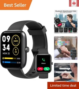 Modern Fitness Watch with 1.83" Touchscreen, Bluetooth Calls & Waterproof - Photo 1 sur 11