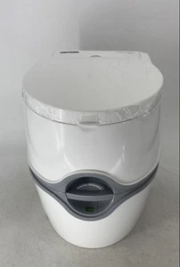 Thetford Porta Potti Curve Battery Powered White Compact Portable Toilet - Picture 1 of 7