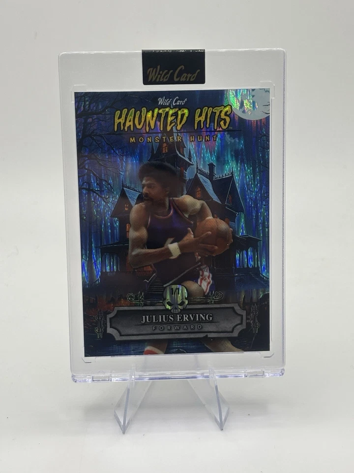 Wild Card Haunted Hits Monster Hunt 2025 Julius Erving 1/1 Foto 1 de 2