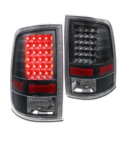 Dodge Ram 1500 2500 3500 LED Tail Lights Clear Lense Pair 2009-2018 - Picture 1 of 7