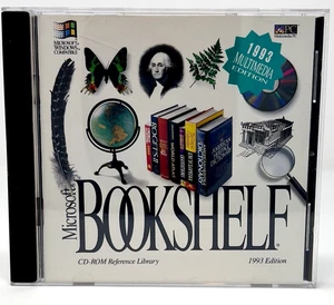 Microsoft Bookshelf 1993 Edition CD-ROM Reference Library by Thunder Media - Picture 1 of 3