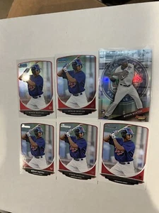 2013 Bowman Chrome Byron Buxton RC # BCP1 Twins BP1 (6) Cards 2015 Refractor 27 - Picture 1 of 7