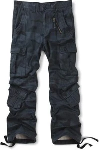 Men's Hiking Cargo Work Pants with 8 Pockets for Casual Army Combat Tactical - Picture 1 of 19