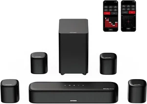 Soundbar TV 7.1ch con Dolby Atmos, Sistema Surround per TV con 4 Altoparlanti - Photo 1/8