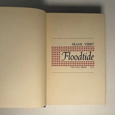 Vintage Book Floodtide by Frank Yerby 1950 Book Club Edition - Image 1 of 4