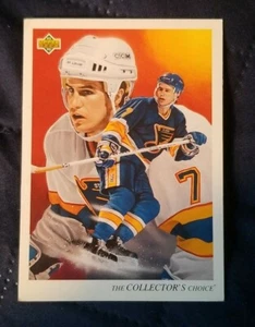 1992-93 Upper Deck St. Louis Blues Hockey Card #18 Nelson Emerson TC - Picture 1 of 2