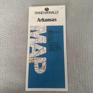 Mapa de ruta oficial de viaje turístico Rand McNally ARKANSAS ISBN 0-528-27037-0 - Imagen 1 de 11
