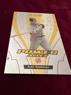 2005 Donruss Power Alley Alex Rodriguez Insert #PA-4 Yankees /100 - Image 1 of 2
