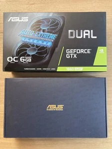 GeForce GTX 1660 Super OC 6GB ASUS NVIDIA Leerkarton Box Karton OVP - Afbeelding 1 van 7