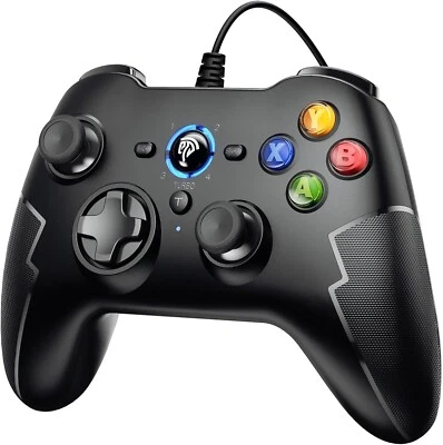 EasySMX PS3 PC Controller with Hall Linear Trigger USB Gaming Gamepad Joystick - Image 1 of 4