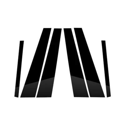 6pcs Gloss Black Pillar Posts Window Trim Fit For BMW 7-Series F01 F02 2009-2015 - Image 1 of 4