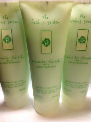 3 X LOCIÓN CORPORAL TERAPIA PEPINO JARDÍN CURATIVO 7,0 OZ NUEVA. Foto 1 de 4