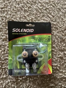 Solenoid Universal 4 Pole, 12 volt Style for Lawn Mower #334019 5/16 or 1/4 - Picture 1 of 4
