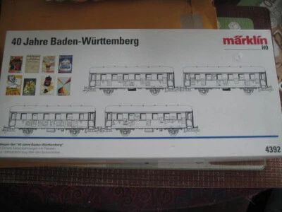 Marklin HO 4392 DB 40th Anniversary Baden Wurttemberg Set - LNIB - Image 1 of 4