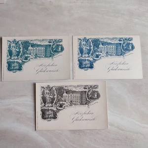 Reichspostkarten 3 Stück, 3 Farben ohne Wertstempel wie P 44 um 1900 - Bild 1 von 5