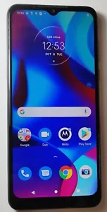 Motorola Moto G Pure 32GB Blue Smartphone Working Well Locked #645B Android 11 - Picture 1 of 6