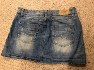 Womens Esprit edc denim mini skirt sixe 38 euro UK 8-10 - Image 1 of 3