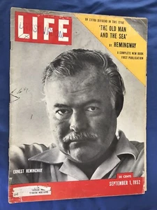 Life Magazine, 1. September 1952; Ernest Hemingway MISSING HEMINGWAY STORY - Bild 1 von 5