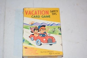 Juego de cartas vintage años 60 punta de seguridad VACACIONES 6 + Nº Papel Warren 3066 Prod. - Imagen 1 de 1
