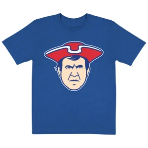 NWT BILL BELICHICK NEW ENGLAND BOSTON PATRIOTS FUNNY LOGO SHIRT BARSTOOL S-3XL - Picture 1 of 2