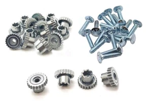 Tuercas y pernos metálicos de repuesto para perrera original DOSKOCIL 7/8" (PAQUETE CORTO DE 20) - Imagen 1 de 5