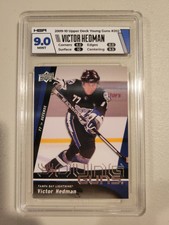 2009-10 Upper Deck Hockey Victor Hedman #202 Young Guns Rookie HGA 9 MINT