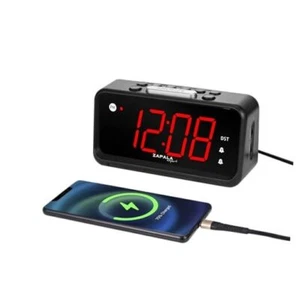 Alarm Clock for Bedroom, 2 Alarms Loud LED Big Display Plug in Simple Basic - Picture 1 of 8