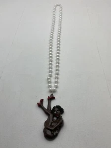 Mardi Gras Beaded Necklace Nude Voluptuous Woman Risqué New Orleans - Picture 1 of 4