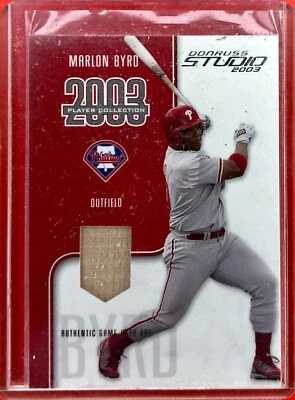 2003 Donruss Studio игрок Марлон Берд пронумерованная игра б/у бита /300 #'d - Изображение 1 из 4