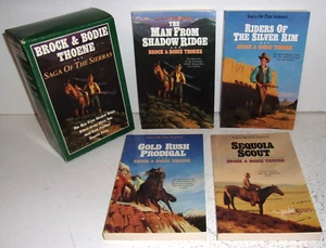 Boxed set of 4 books from the Saga of the Sierras series by Brock & Bodie Thoene - Bild 1 von 5