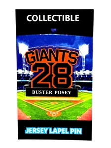 San Francisco Giants Buster Posey lapel pin-Classic Retro Collectable-Fan Fav - Picture 1 of 1