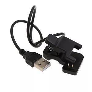 2-Pin 4mm USB Smart Watch Bracelet Charger Charging Clip Cable Cradle Dock 20cm - Picture 1 of 10