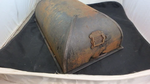 antique c.1890 Royal Stove Burner Steam Table Cook Top Vented Cover Cover