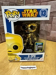Funko Pop Star Wars Metallic Chrome C-3PO Exclusivo 2015 SDCC Comic Con de JP - Imagen 1 de 8