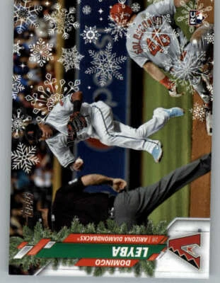 2020 Topps Walmart Holiday #HW92 Domingo Leyba RC (ref 146751) - Image 1 of 2